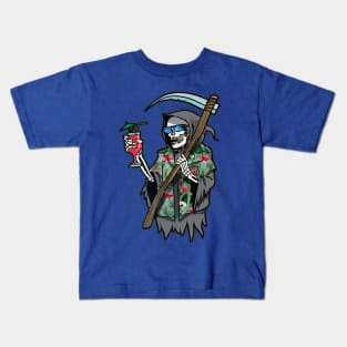 GRIM REAPER RELAXING Kids T-Shirt